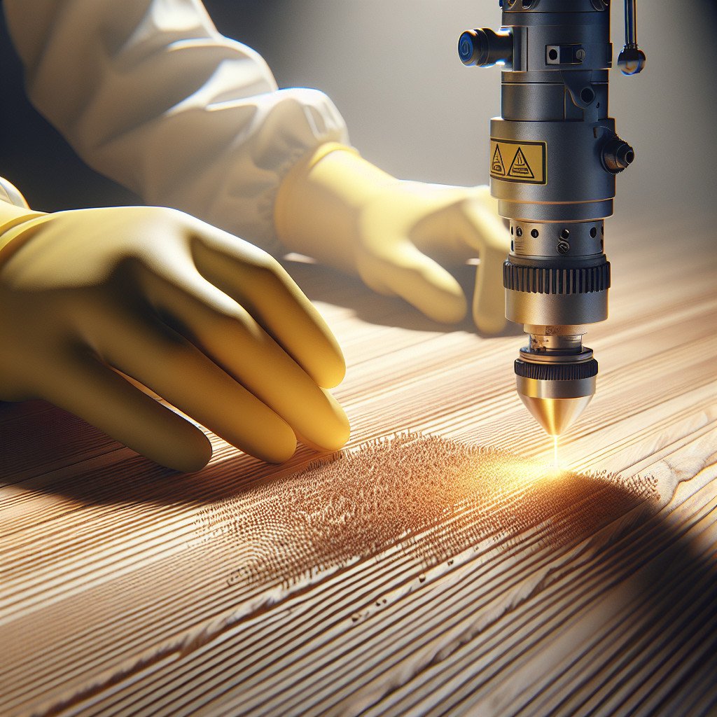 Laserové čištění dřevěných povrchů: Bezpečnost a účinnost