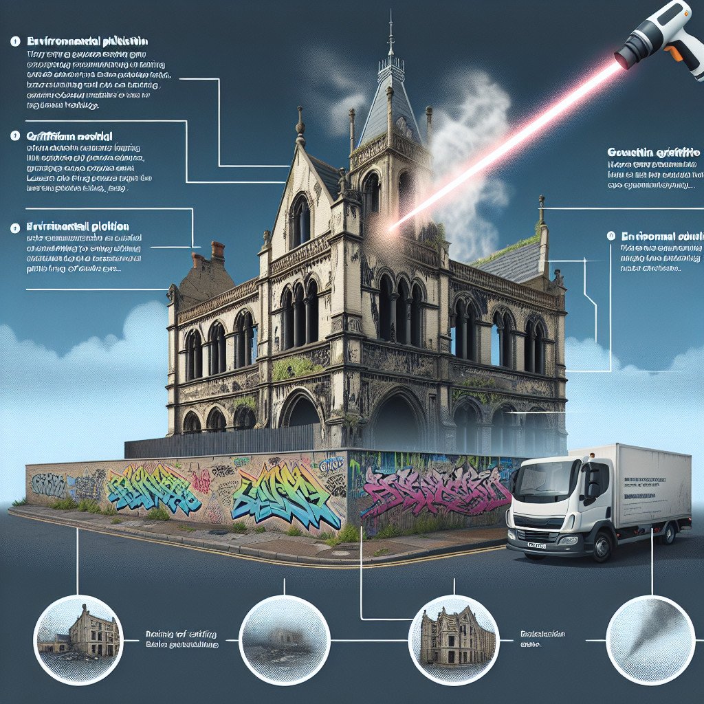 Odstraňování graffiti a environmentálních znečištění z historických budov pomocí laseru